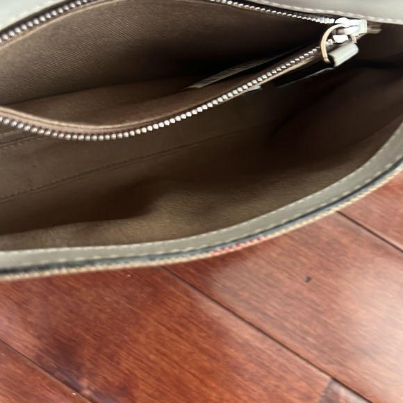 Burberry Canvas House Check Small Henham Crossbody White - Picture 8 of 16